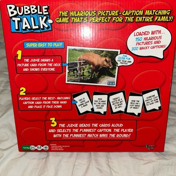 Bubble Talk The Crazy Caption Board Game, University Games, 2017 - Picture 5 of 5